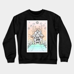 Rainbow Tarot Emperor Crewneck Sweatshirt